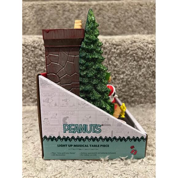 Peanuts Light Up Musical Table Piece - Fireside - Picture 3 of 6